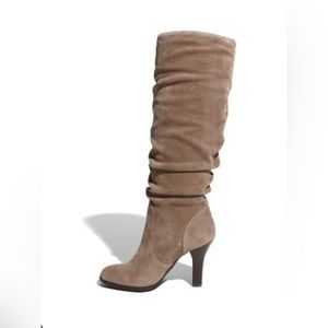 ECU Sofft taupe suede slouchy boots by Sz 7.5